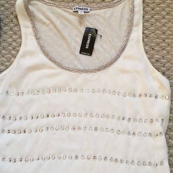 NWT Express embellished tank - Picture 2 of 4